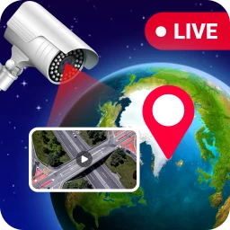 GPS Camera Map Live Navigation simgesi