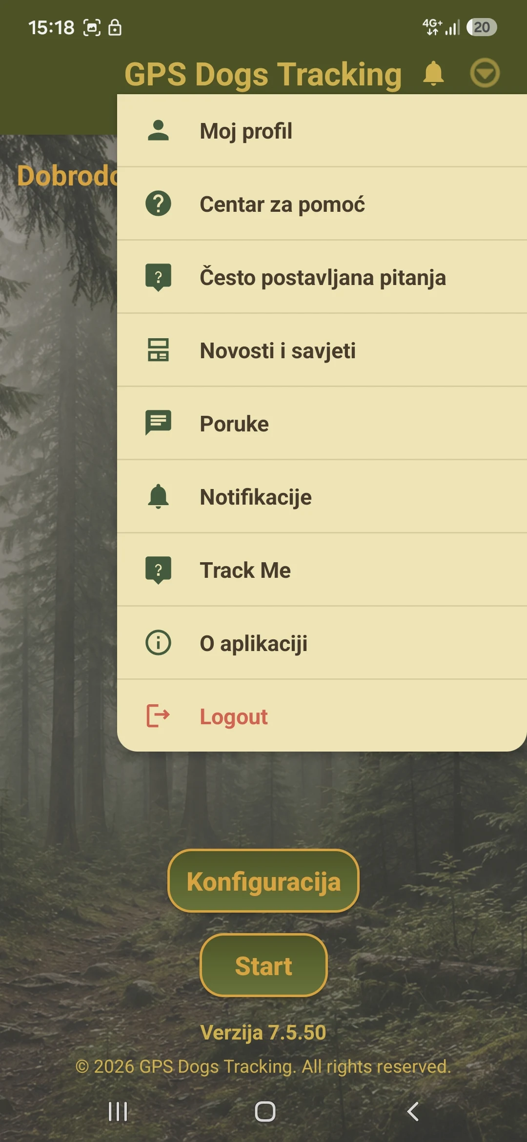 GPS Dogs Tracking System screenshot